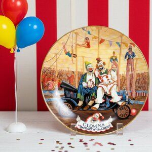 Ringling Bros. Vintage 1982 Collectors Plate • "Clowns" Greatest Show on Earth